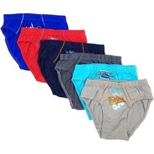 0138 Tutku Çocuk Elastan Baskılı Kom 12LI Paket