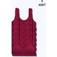 3002 Ebru Alıştırma Pedli Bustiyer 6lı Paket Bordo
