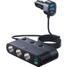 Data Store 7'si 1 Arada Çakmak Adaptörü 179W PD30W Araç Şarj Cihazı Siyah