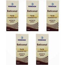 Dermokon Batikon (Antiseptik Çözelti) 100ML - 5 Adet