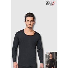Tutku Elit Siyah Erkek Termal Üst Soğuk Hava Koşullarında Yüksek Performanslı Ürün
