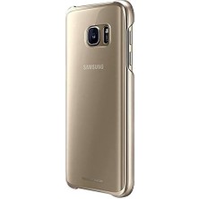 Data Store Galaxy S7 Cep Telefonu Kılıfı, Şeffaf Altın