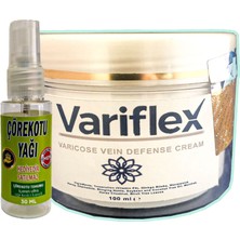 Variflex Leg : Bacak Bakım Kremi 100 ml + Çörek Otu Yağı Yağı 30 ml