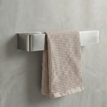 Zift Unique Yapışkanlı Paslanmaz Çelik Havluluk – Suya Dayanıklı Inox Yüzeyli, Modern ve Şık Banyo Aksesuarı