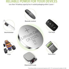 Data Store CR2025 Pil 20'li Paket Lityum Düğme Pil 3V 2025
