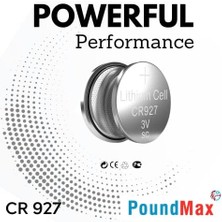 Data Store Lityum CR927 Düğme Piller, 3V | 1x 5-Pack