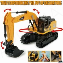 Data Store Oyuncak Uzaktan Kumandalı Full Fonksiyon Şarjlı Paletli Hareketli Kepçeli Rc Ekskavatör