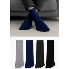 Active Bnnsocks Erkek Mantar Önleyici Parmak Çorap Lacivert