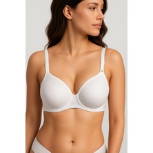 2390 Liza Telsiz Desteksiz Sütyen 6lı Beyaz