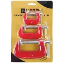 Data Store 3 Parçalı G Tipi Çeneli Mengene Seti