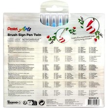 Data Store Brush Sing Pen Çift Taraflı Fırça Uçlu Kalem