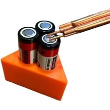 Data Store 18650 Punta Kaynak Pil Tutucusu Fikstür 3’lü Üçgen