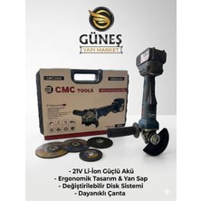 Cmc Akülü Avuç Taşlama 21 V 4000MAH 2 Yıl Garantil