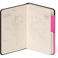 Data Store My Notebook Küçük Small Çizgili Begonvil