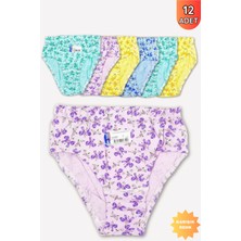 Seher Yıldızı 0052 Seher Kız Empirme Renkli Slip 12LI Paket