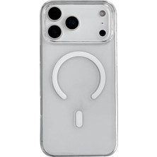 Data Store Mry Mühendislik- 17 Pro Uyumlu Şeffaf Magsafe Arka Koruma Kılıfı, Pc Malzeme, NT-N011 Model, Darbe Koruyucu