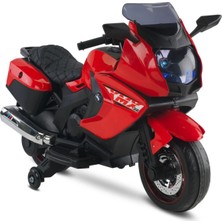 Babyhope 438 Xmx Akülü Motor 12 Volt Kırmızı Çift Kişilik 30 kg Taşıma Kapasitesi ile Eğlenceli Sürüş