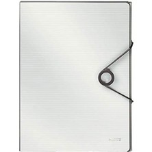 Data Store Kalın Lastikli Dosya, 250 Sayfa Kapasiteli, Beyaz, 45681001