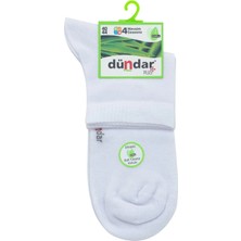 Dündar Çorap 4131 Dündar Erkek Bambu Konç Patik 12LI Paket Beyaz