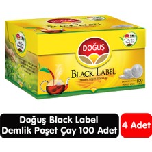 Doğuş Black Label Demlik Çay 100 Adet 4 Paket