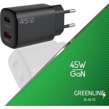 Data Store Redline 45W Gan Type-C + Type-C Hizli Sarj Adaptörü