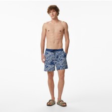 UNITED4 Comfort Fit Erkek Lacivert Deniz Şortu.INDIGO