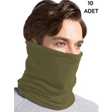 Him Düz Polar Boyunluk 10LU Haki