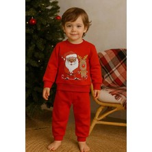 GMG Collection Baby Erkek Çocuk Yılbaşı Kırmızı Takım