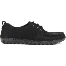 Celal Gültekin Erkek Siyah Nubuk Deri Ayakkabı