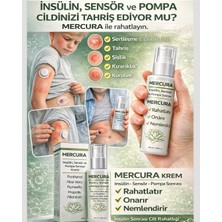 Mercura Nemlendirici Onarıcı Rahatlatıcı((İnsülin enjeksiyonu,Pompa&Sensör sonrası rahatlatıcı onarıcı nemlendirici) krem
