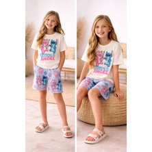 GMG Collection Baby Greml Desenli Şort Tişört 2'li Takım