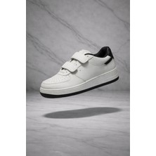 Liarca Çocuk Hakiki Deri Cırt Cırtlı Beyaz Sneaker – Premium Kalite, Hafif & Dayanıklı, Rahat Taban
