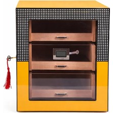Cohiba 2026 Model Üç Çekmeceli Humidor - Cohiba Classics