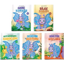 Semerkand Çocuk Yayınları 3-6 Yaş Pırpır Kelebek Serisi - Okul Öncesi Aile ve Duygu Gelişimi Hikaye Seti - 5 Kitap