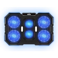 Data Store Mila Serisi M6 R-Type 15-17 Inch Uyumlu 2200 Rpm, Rgb Işıklı, 6 Fan, Telefon Stand, 2 USB Notebook Soğutucu Stand