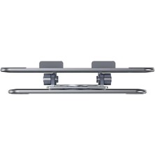 Data Store Taşınabilir Katlanabilir Folding Alüminyum Notebook Stand Alüminyum Ayarlanabilir Açı ve Katlanabilir Portatif Rahat Kullanım 11 Inç 17 Inç Dizüstü Bilgisayar ve Laptop Stant | Wg3