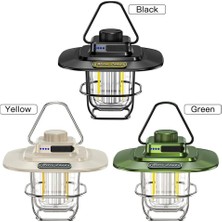 Data Store Kamp Lambası Feneri LED Kamp Feneri Suya Dayanıklı 5.000 Mah Açık Yürüyüş Için Kamp Işık Lambası Elektrik Kesintisi Acil Ev Arka Bahçe Verandası Balkon Teras