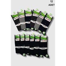 Dündar Çorap 4780 Dündar Erkek Bambu Çorap 12LI Paket Asorti