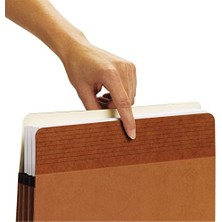 Data Store Dosya Cebi, Düz Kesim Tablet, 3 – 1/2 Inç Genişletme, Yasal Ölçü, Ters Düşme, Kutu Başına 25 (73210)