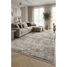 Konfor Halı Notta 1121 Bej Yumuşak Dokulu Salon Mutfak Koridor Oturma Odası Dokuma Makine Halısı