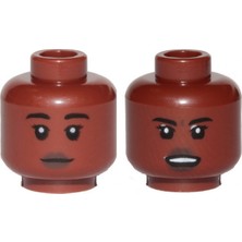 LEGO Minifigür Parçaları: Kafa: 3626PB2593