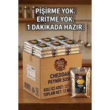 chef's new joy professional Cheddar Sos 1000 G x 12 Adet - 1 Koli (Koli Bazlı Avantaj Paketi)