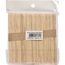 Südor 50 Adet Renksiz Dar Dondurma Çubuğu Ahşap Yapı ile Çocuklar İçin Eğlenceli Aktiviteler