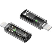 Data Store Lightning To Aux Kulaklık Çevirici Müzik Dinleme Mini Otg Dönüştürücü Otgal