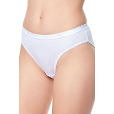 Tutku Elit 2702 Elit Kadın Elit Yazılı Bikini 12LI Paket Beyaz