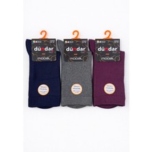 Dündar Çorap 5725 Dündar Kadın Modal Soket Çorap 12LI Karışık(K)