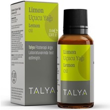 Data Store %100 Saf Limon Uçucu Yağı 10 ml - Cilt Bakımı - Taze ve Enerjik Koku - Difüzör Için Aromaterapi Yağı