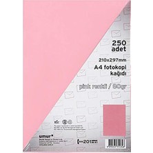 Data Store A4 Renkli Fotokopi Kağıdı, Pink, 250 Yaprak