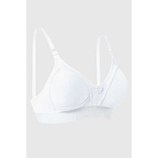 1010 Ebru Geniş Lastik Penye Toplayıcı 6lı Paket Beyaz