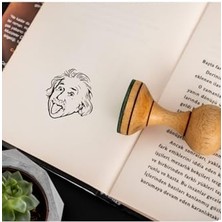 Data Store Hediye Tasarımlı Esprili Mühür - Ahşap Kitap Mühür - Defter Kaşe